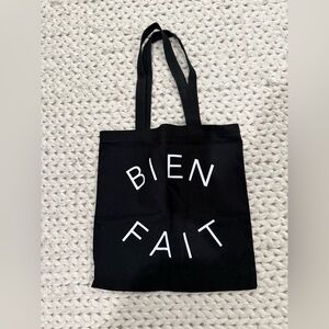 Madewell BIEN FAIT Black Tote